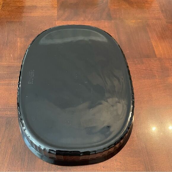 Corningware Casserole 2.5 L French Black Dish Oval 12.5" Corning Ware - Picture 3 of 7